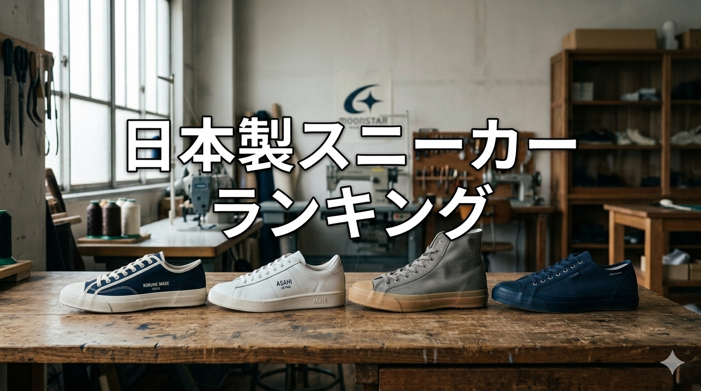 日本製スニーカー比較ランキング｜履き心地と品質で選ぶMOONSTAR最強説