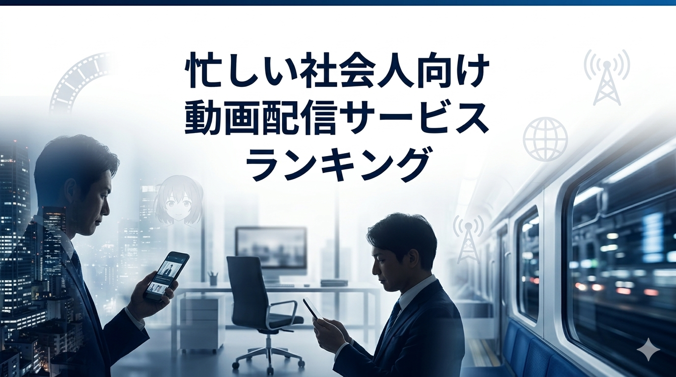 忙しい人に最適な動画配信サービスランキング|ABEMAプレミアムが選ばれる理由と他社比較