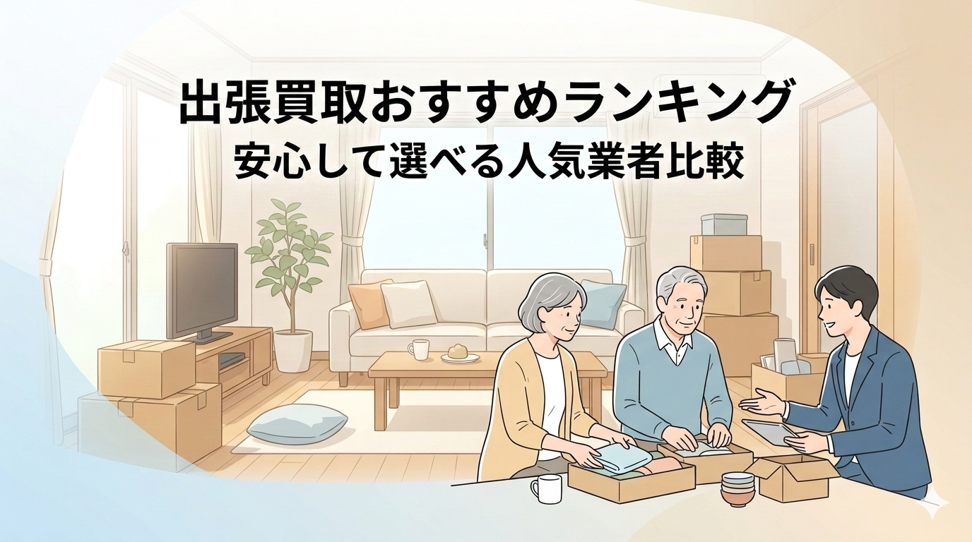 出張買取おすすめランキング｜福ちゃんが選ばれる理由と他社比較【バイセル・おたからや徹底比較】
